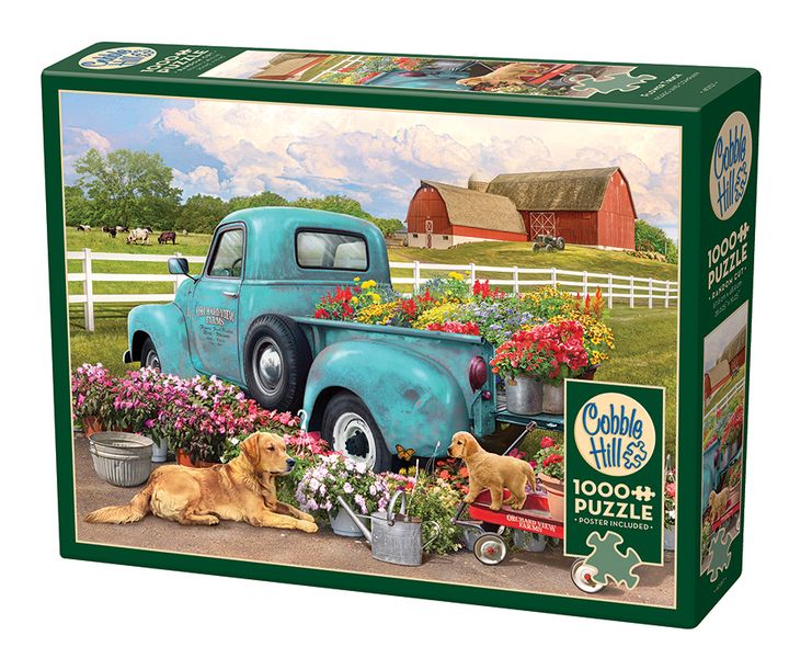Cobble Hill Flower Truck 1000 Piece Puzzle