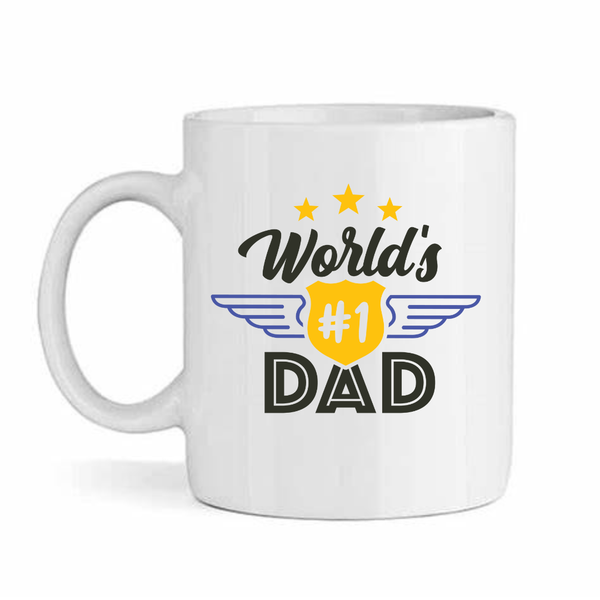 World's1 Dad Father's Day - Mother's Day-Valentines Mug