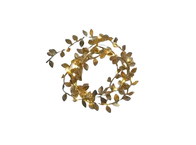 Elegant 2m LED Golden Leaf String Lights