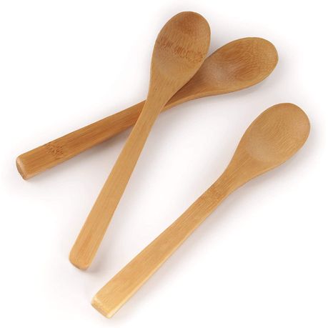 Bamboo Tea Spoons 12 Pack, Mini Wooden Spoons South Africa