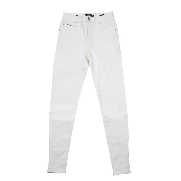 Vialli Globe Ultra Fit White Oil Jean