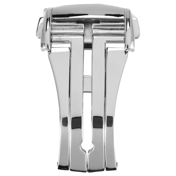 20mm Stainless Steel Watch Strap Folding Buckle Clasp, Smooth #20Mm