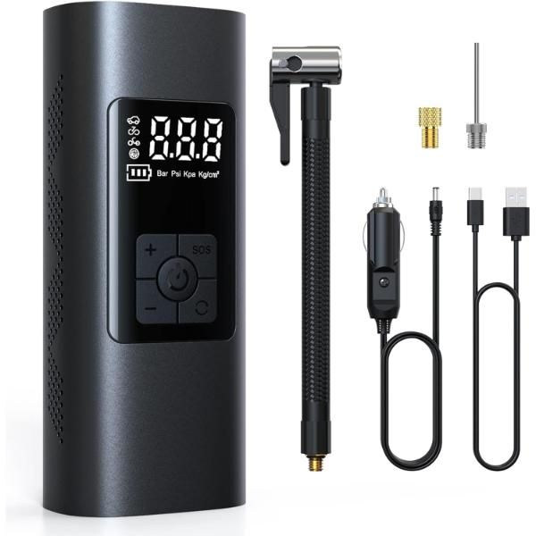 Cordless Rechargeable Tyre Inflator 150 PSI Electric Bike Pump | Shop ...