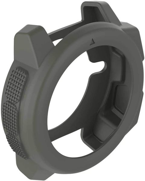 Silicone Protective Bumper Case For Garmin Instinct-Grey