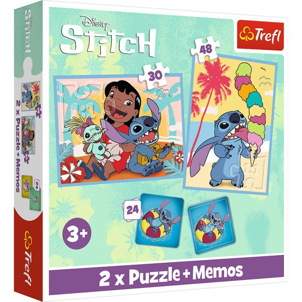 Puzzles - "2in1+Memos" - Happy Lilo &amp; Stitch Day, Disney Lilo &amp; Stitch
