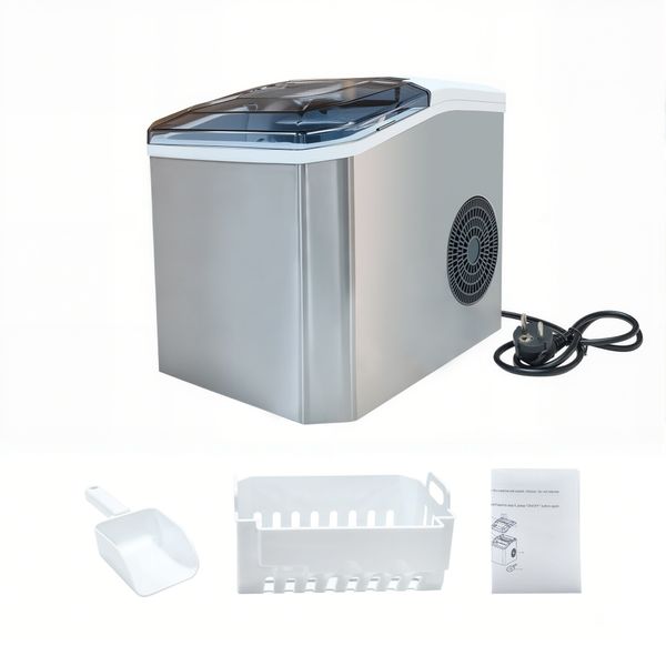 Countertop Ice Maker Machine, 2 Sizes of Bullet Ice, 1.3L Auto-Clean