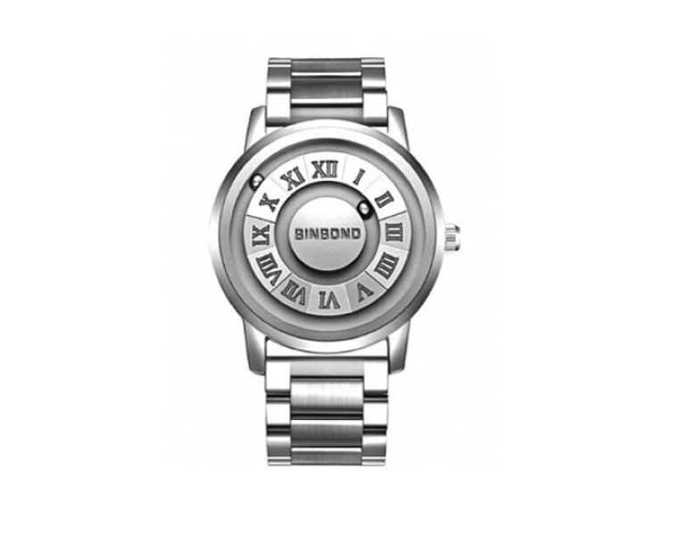 Binbond Men's Leisure Watch - Silver/Grey