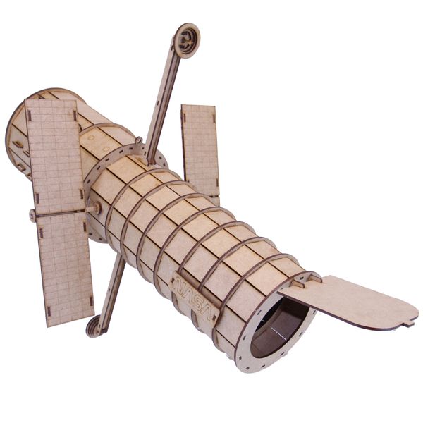Wow We - 3D Wooden Model - 3D Puzzle - Hubble Telescope