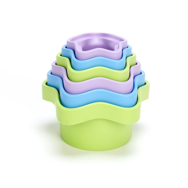 Green Toys 100% Recycled Plastic Baby Stacking Cups