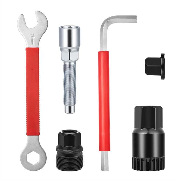 7 in 1 Multifunction Bicycle Repair Kit Bike Crank Arm Puller