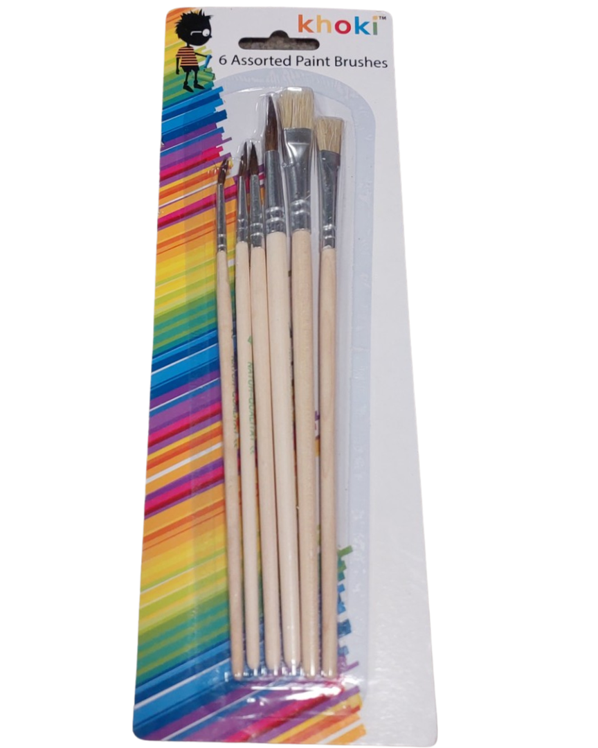 6 Assorted Thin Paint Brushes | Shop Today. Get it Tomorrow! | takealot.com