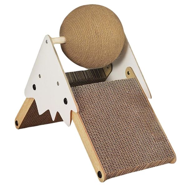 Cat Scratch Board Snow Mountain Shaped Cat Scratcher Non Shedding Pet Toys