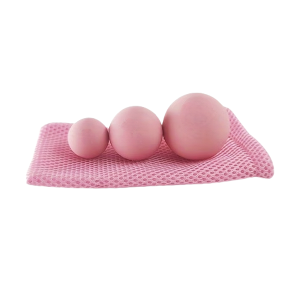Set of 3 Rubber Deep Tissue Massage Balls