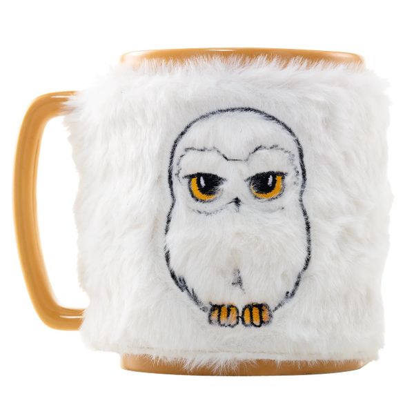 Harry Potter (Hedwig) Mug 450ml with Fluffy Removeable Cozy Cover
