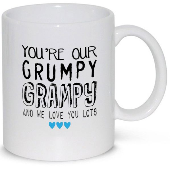 You're Our Grumpy Grampy We Love You Lots Birthday Christmas Gift Mug