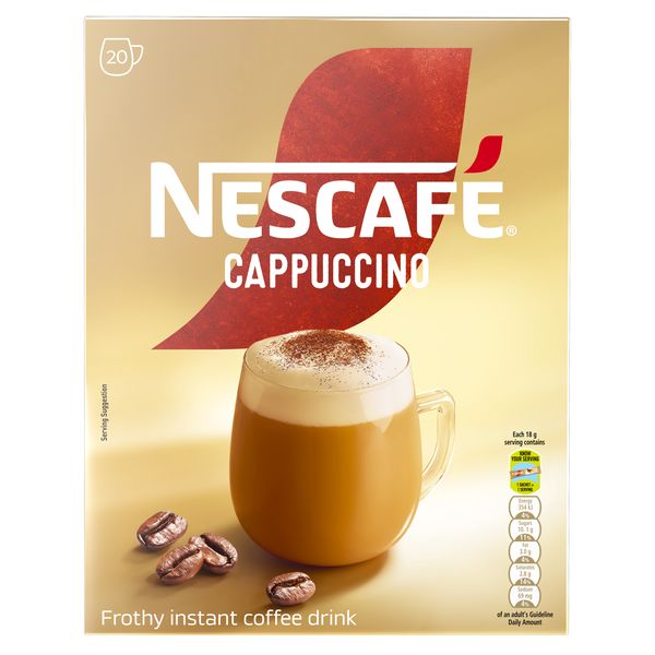 NESCAFÉ Cappuccino Original Instant Coffee 20 pack (20x18g)