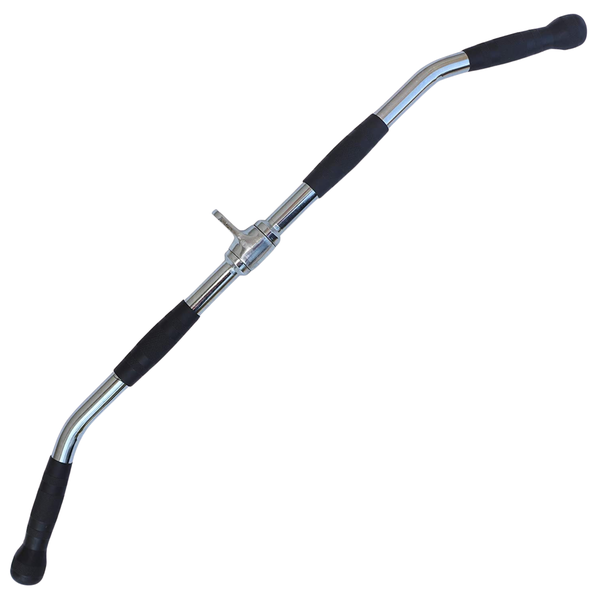 Wide Grip Lat Pulldown Bar - 93cm Chrome Cable Attachment