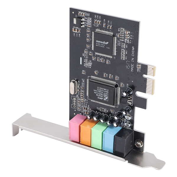 Pcie Sound Card 5.1 Pci Express Surround Card 3D Stereo Audio