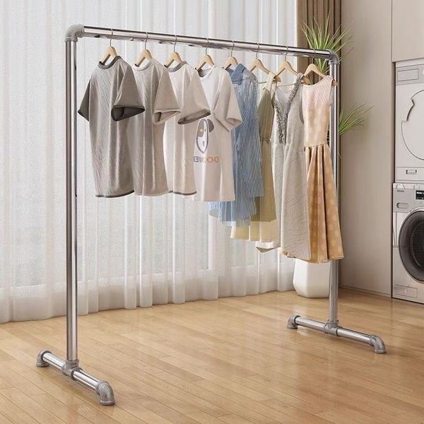 Clothes Drying Rack Laundry Clothes Hanger Garment Rack Heavy Duty Rail