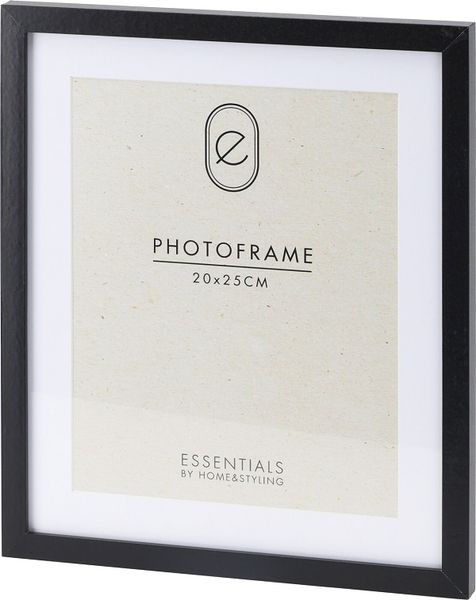 Home Styling Wall Mount Black Rectangular Picture Frame 20x25cm