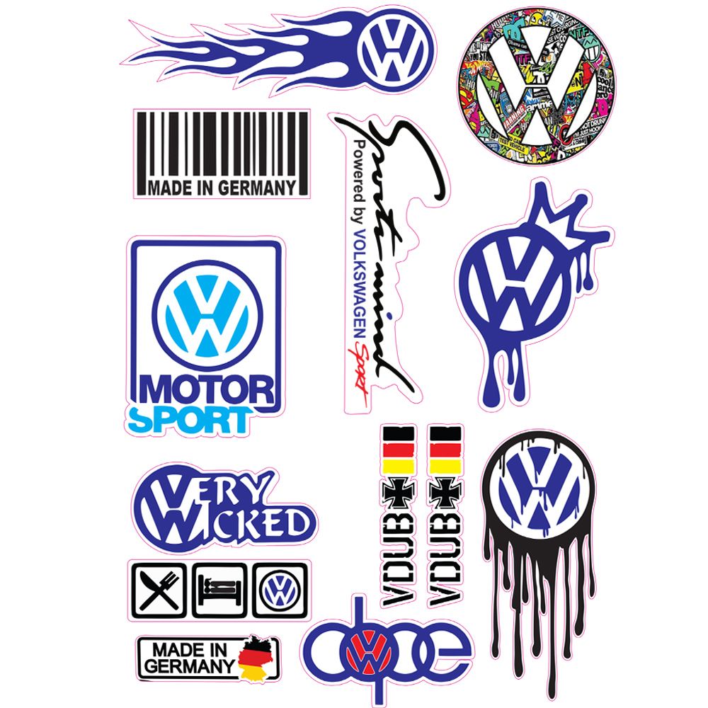 Sticker, VW Motorsport, small