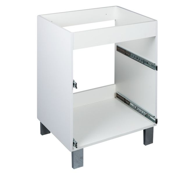 Mix and Match Wall Mount 2 Floor Drawer White 600 mm Drawers Not Included