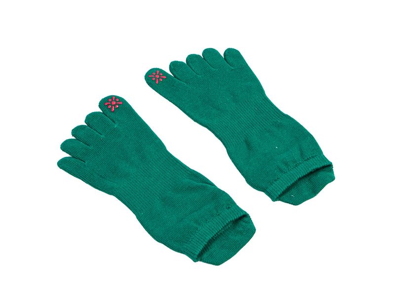 Bloom Grip Cotton Yoga Socks - Various Colours One-Size Fits All