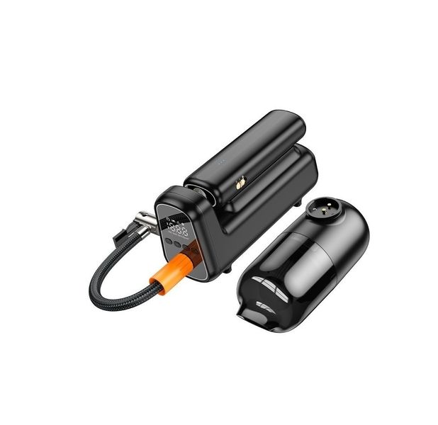 Vacuum Cleaner 5 IN 1 Inflation Pump Set With flashlight Mode