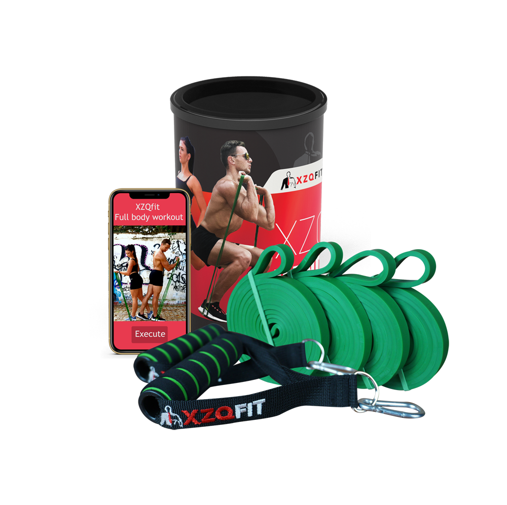 XZQ Band Package 4 x Resistance Bands And Handles Shop Today. Get