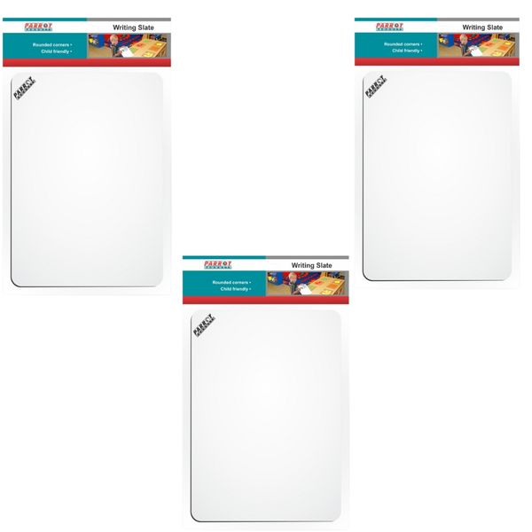 Parrot - Writing Slate A4 Markerboard - 297 x 210mm - Pack of 3