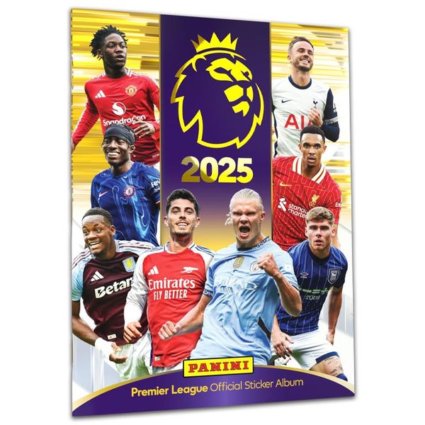 Panini Premier League 2025 Soccer Sticker Collection Starter Set