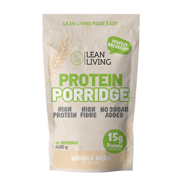 Lean Living Protein Porridge Vanilla Bean- High Protein Breakfast Meal