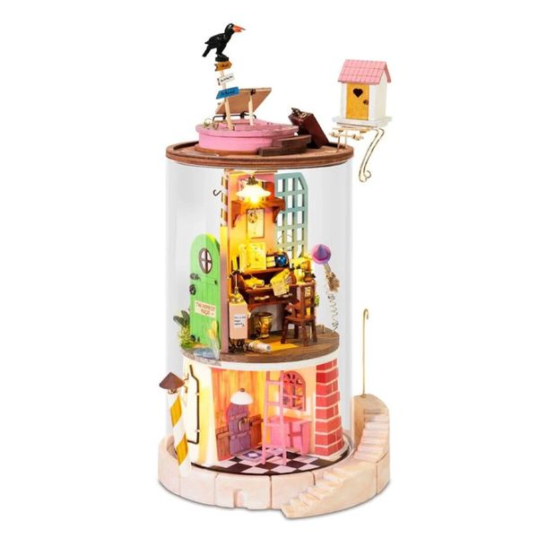 Robotime DIY Glass Dollhouse - Secluded Neighbour