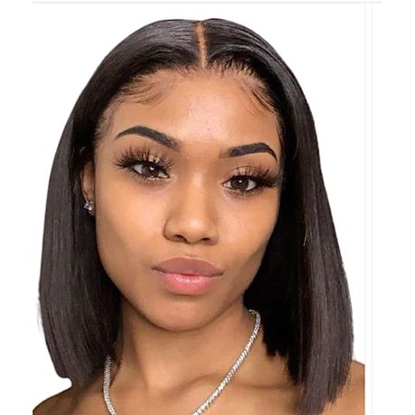 10inch Straight Lace Front Human Hair Wig Shop Today. Get it