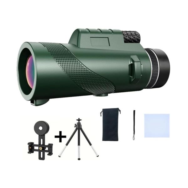 10x42 Waterproof Monocular High Power Telescope