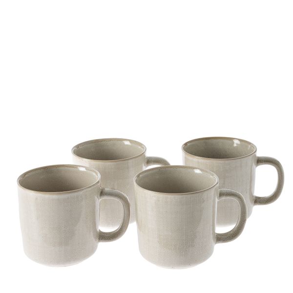 George &amp; Mason - Romaine Mug 4pk - Cream