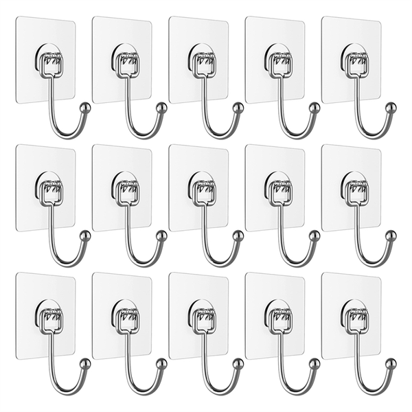 Adhesive Hooks for Hanging Heavy Duty Wall Hooks Towel Hook