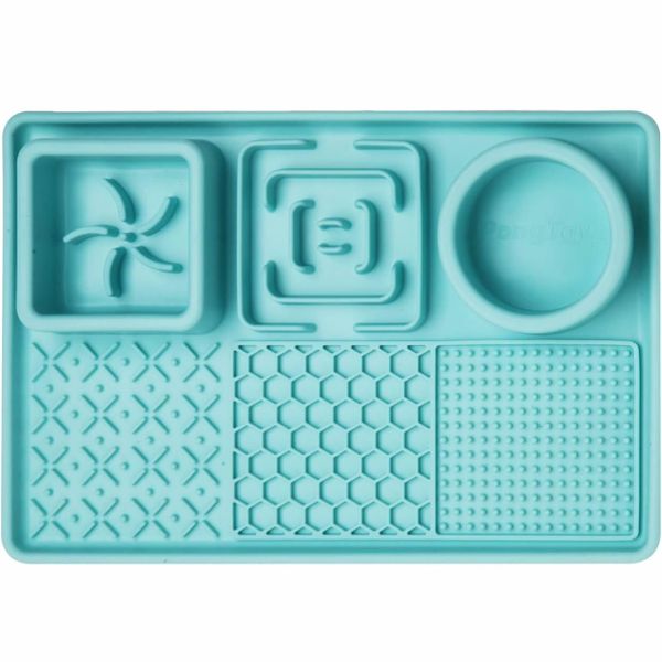 Dog Lick Mat Slow Feeder Bowl, Dogs Cat Licking Pad(11.9"x7.9")