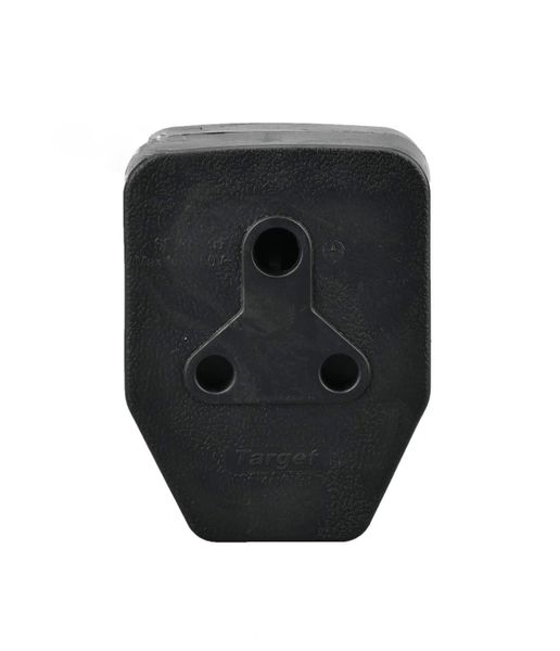 DrLight Black Rubber Janus Coupler 16A 250V - Hard Body Double Sided