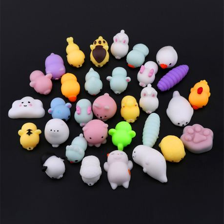 40 Pieces Mochi Squishy Toys For Kids Mini Stress Relief Toys
