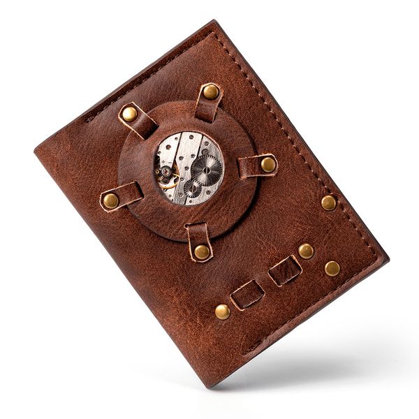 Steampunk Retro Metal Creative Wallet