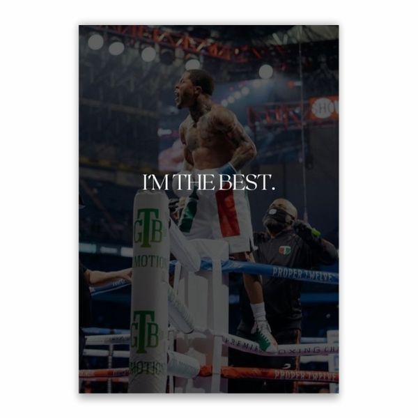 I'm The Best Boxing Poster - A1