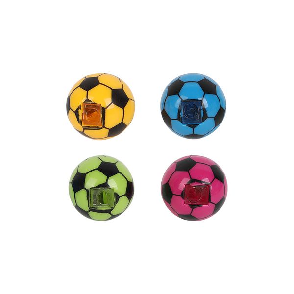 Beifa 24pc Soccer Ball Shaped Pencil Sharpeners - Multi-Colors