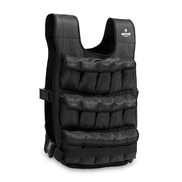 Weighted Vest 20kg - Adjustable Weighted Training Vest - Fitness &amp; Running