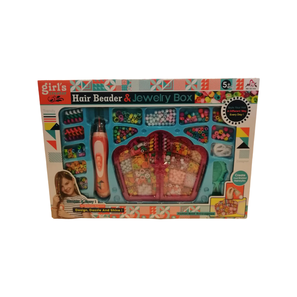 Kids Hair Beader &amp; Jewellery Box