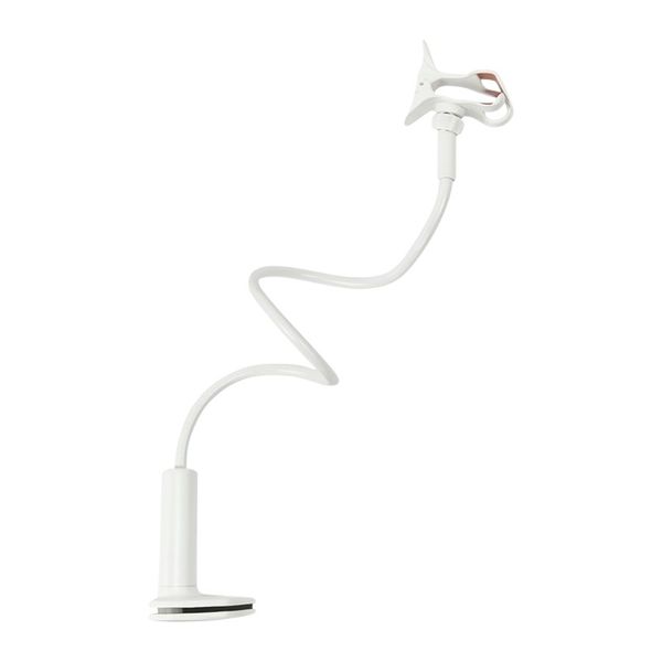 Flexible Long Arm Mobile Phone Stand - 1.38m - White
