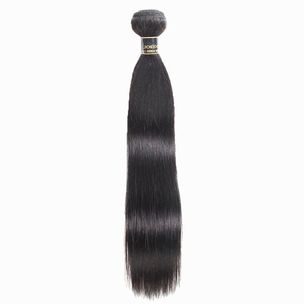 Joedir Straight Human Hair Bundles Peruvian Natural Hair 8 Inch Black