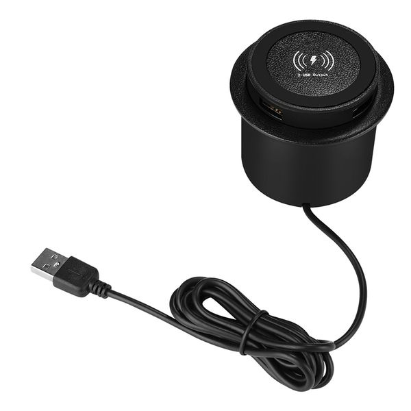 10W Pop-Up Desktop Embedded Fast Wireless Charger