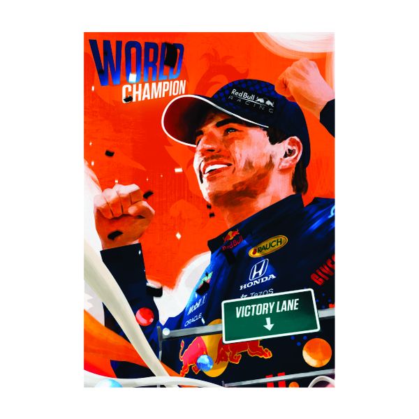 Max Verstappen World Champion - A1 Poster