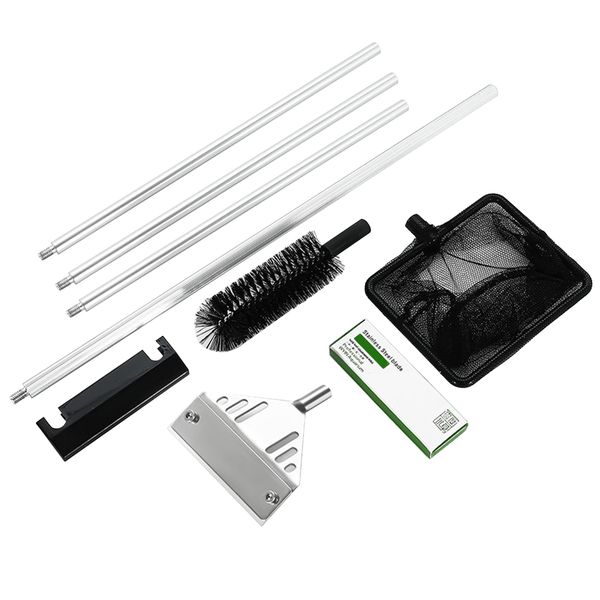 95cm 3-in-1 Aquarium Cleaning Kit - Adjustable Fish Tank Maintenance Tool